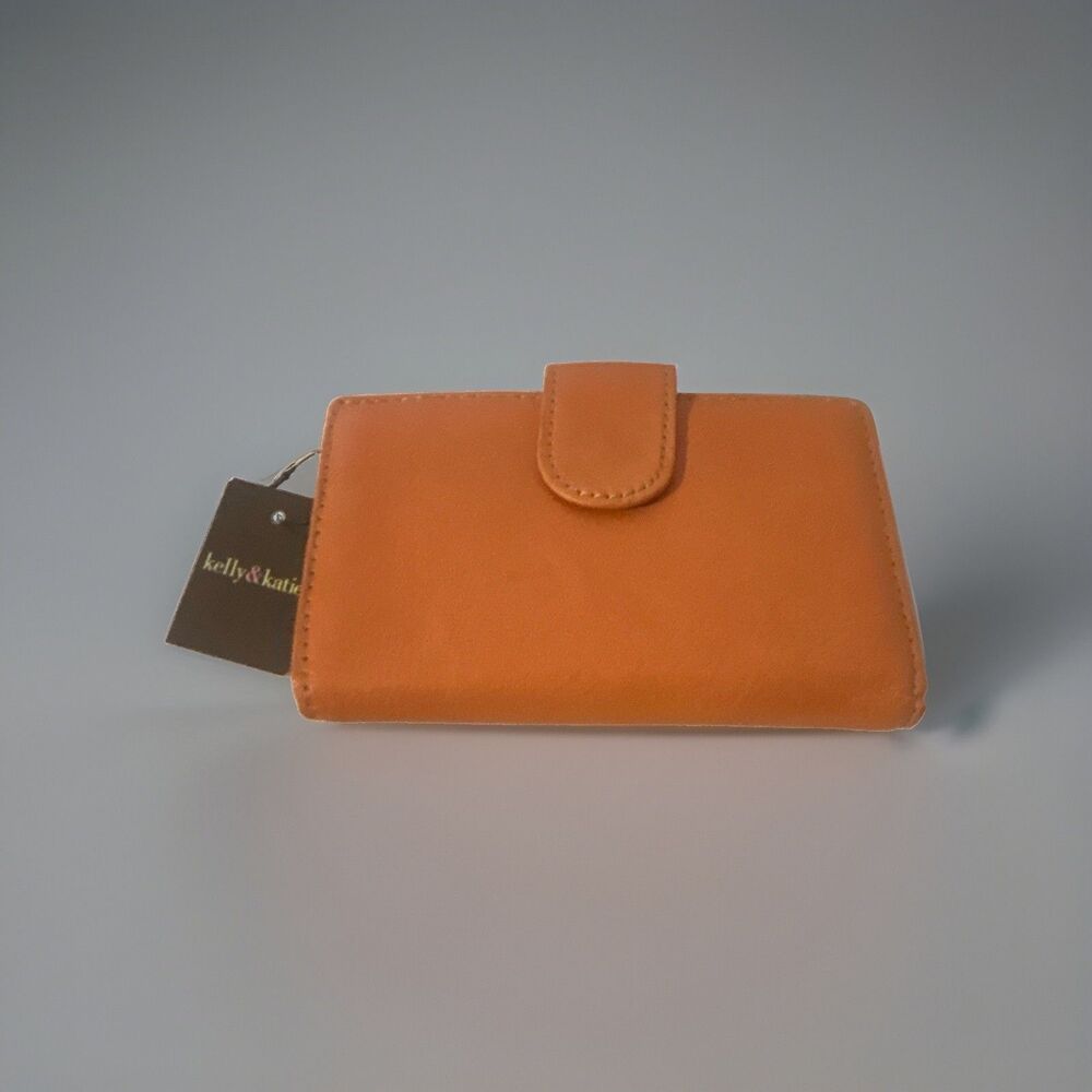 Kelly & Katie Brown Solid Wallet for Women w/ Photo Holder & Credit Card